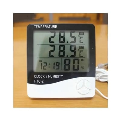 Picture of HTC-2 Digital Large Screen Thermo-Hygrometer – Indoor/Outdoor Temperature & Humidity Meter