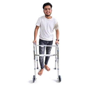 Picture of Premium Adjustable Walking Frame with Wheels