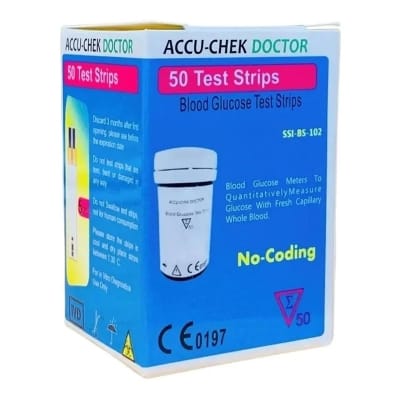 Picture of Accu-Chek Doctor Blood Glucose Test Strips – 50 Pcs Value Pack