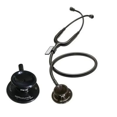 Picture of MDF® Acoustica® Deluxe Lightweight Dual Head Stethoscope – All Black Edition