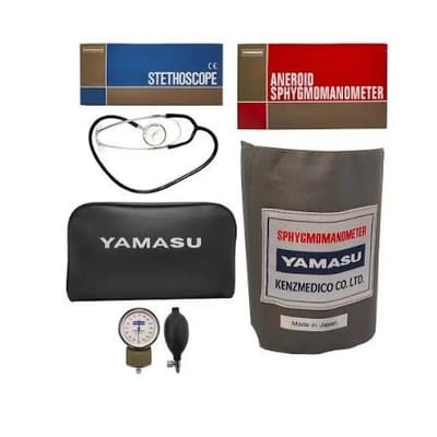 Picture of Yamasu 500CE Aneroid Sphygmomanometer with Stethoscope Precision Crafted in Japan