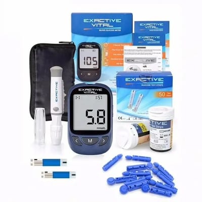 Picture of Active Vital Blood Glucose Monitor System full set