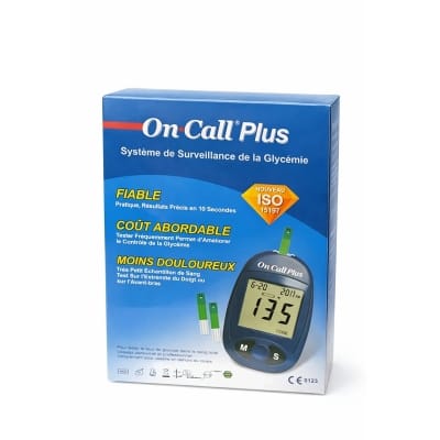 Picture of On Call Plus Advanced Blood Glucose Monitoring System Fast, Accurate & Easy Diabetes Care Solution