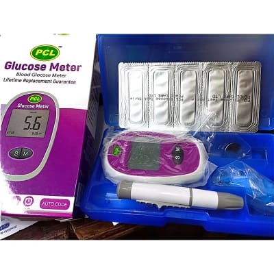 Picture of PCL blood glucose test monitor