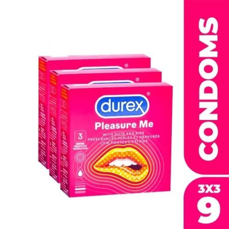 Picture of Durex Pleasure me Condom - 9 pcs Box (Made In India)