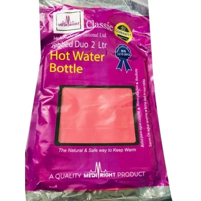 Picture of HomeTop Premium Classic Rubber Hot Water Bottle, Great For Pain Relief, Hot And Cold Therapy (2 Liters,) (2 Bag)
