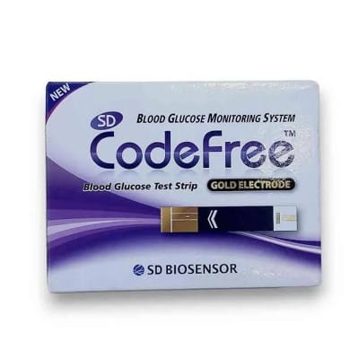 Picture of SD Codefree Blood Glucose Test Strips – 50 Pieces (25 x 2) Value Pack