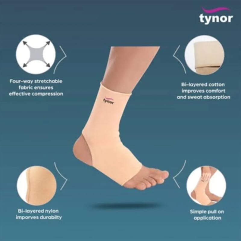 Picture of Tynor Anklet (Compression, Support, Pain Relief)