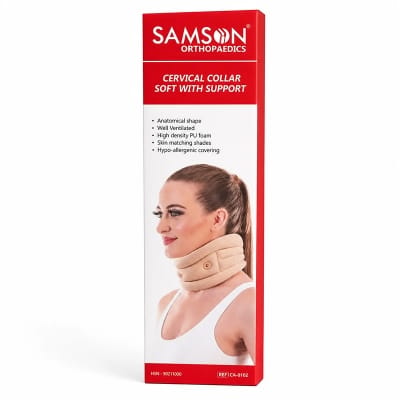 Picture of Samson Cervical Collar Soft with Support -CA-0102 1pcs-Gray