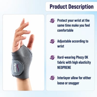 Picture of Tynor Wrist support Brace with Thumb Pain Relief