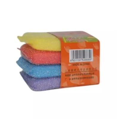 Picture of Foam Scrubber For Dish Wash - 4pcs - Majuni