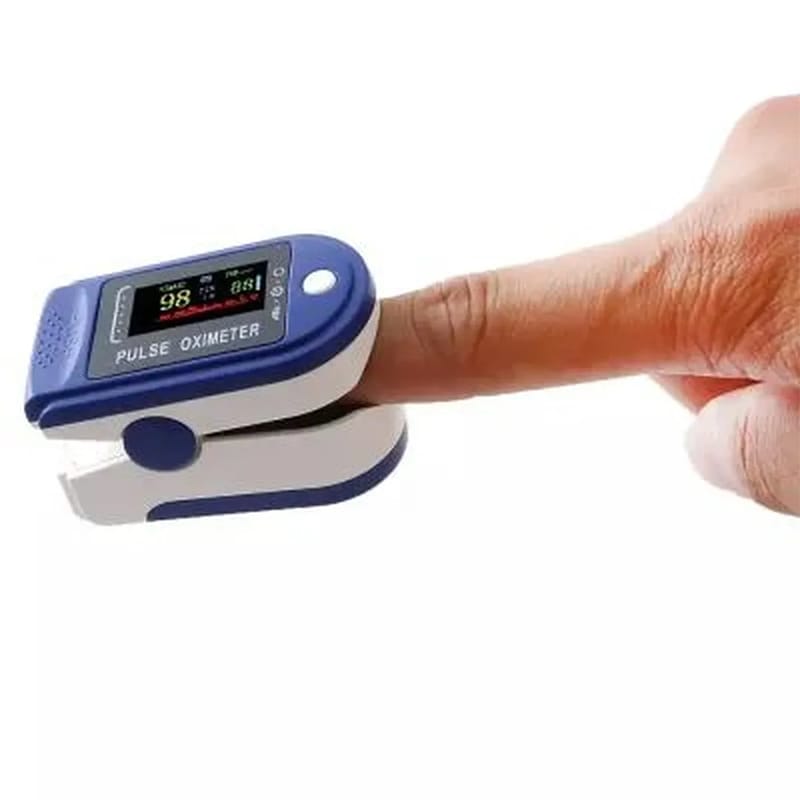 Picture of Pulse Oximeter Fingertip SpO2 Heart Rate Monitor with Battery