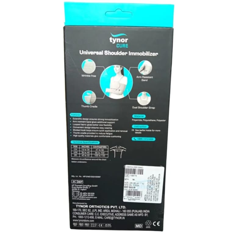 Picture of Tynor Universal Shoulder Immobilizer UNI C-02 – Orthopedic Arm & Shoulder Support