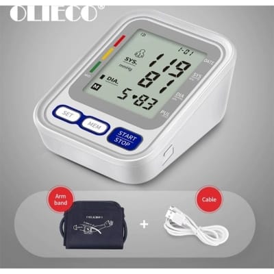 Picture of Silvia Upper Arm Blood Pressure Monitor Electric Automatic Tonometer Heart Pulse Rate Monitor