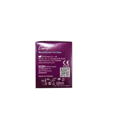 Picture of Concept Blood Glucose Test Strips (25 Pieces Pack)