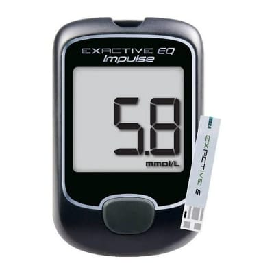 Picture of Exactive EQ Impulse Blood Glucose Monitoring System – Fast & Precise Testing