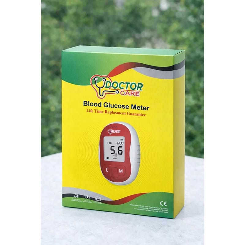 Picture of Doctor Care Blood Glucose Meter Life Time Replacement Guarantee