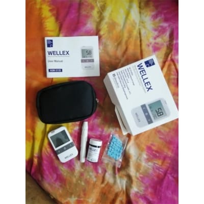 Picture of GLUOSE METER WELLEX BRAND WITH (25 Piece strip free)