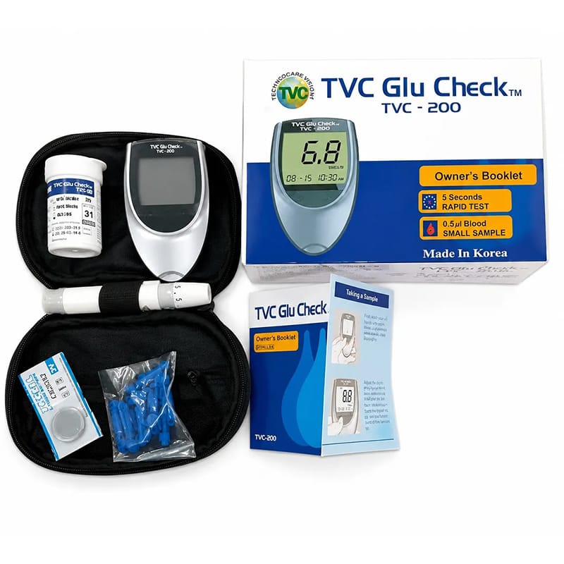 Picture of TVC Glu Check TVC-200 Blood Glucose Monitoring System