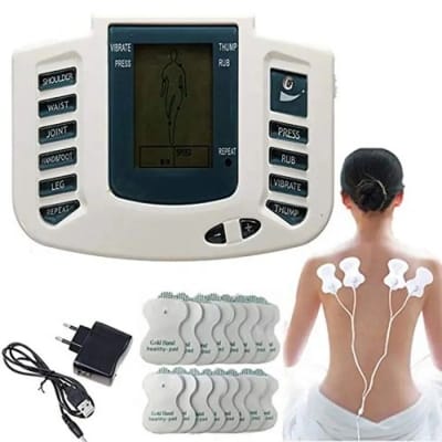 Picture of Physiotherapy Massager Machine With 4 Pads Body Pain Relief Therapy Stroke Machine