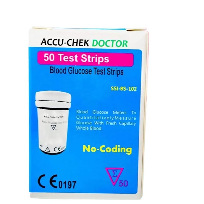 Picture of Accu-Chek Doctor Blood Glucose Test Strips – 50 Pcs Value Pack