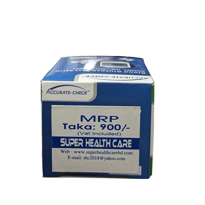 Picture of Accurate Check Blood Glucose Test Strips (50 Pack)