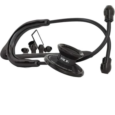 Picture of MDF® Acoustica® Deluxe Lightweight Dual Head Stethoscope – All Black Edition