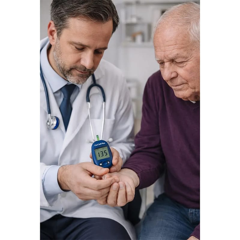 Picture of On Call Plus Advanced Blood Glucose Monitoring System Fast, Accurate & Easy Diabetes Care Solution
