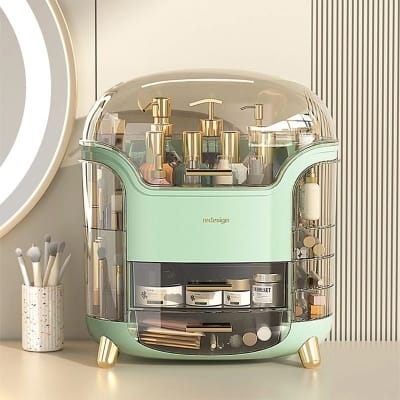Picture of Crystal Makeup Storage Box-Transparent
