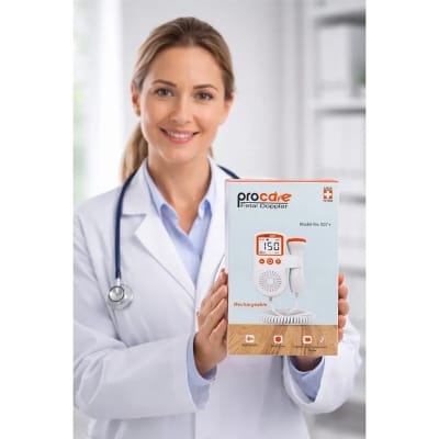 Picture of Procare Fetal Doppler (Model 007+) – Rechargeable Baby Heartbeat Monitor