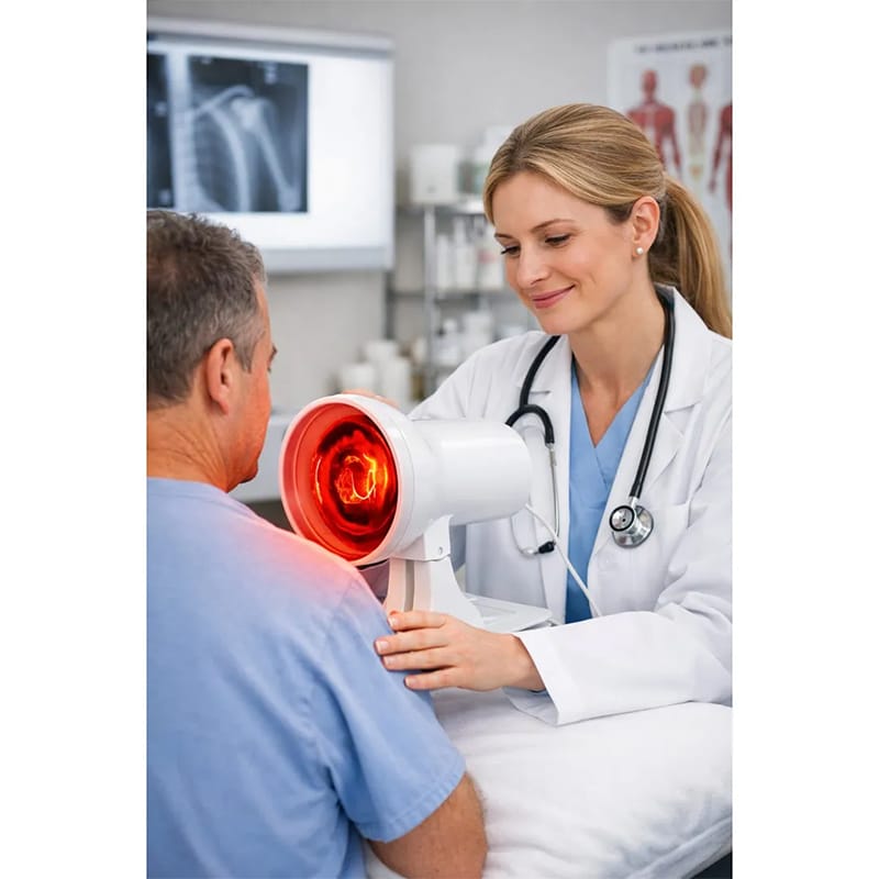 Picture of HealthCare Infrared Heating Lamp 150Watt with regulator heat lamp IRR lamp