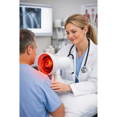 Picture of HealthCare Infrared Heating Lamp 150Watt with regulator heat lamp IRR lamp