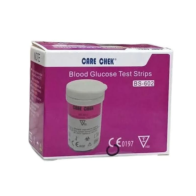 Picture of Care Check Blood Glucose Test Strips – 100 Pcs Value Pack (Bulk Savings)