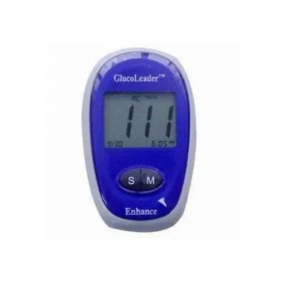 Picture of GlucoLeader Blood Glucose Monitor -Blue Diabetics machine-Blue
