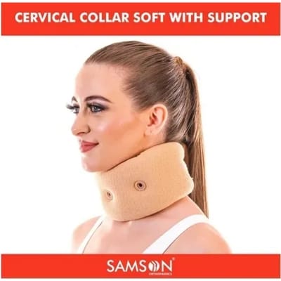 Picture of Samson Cervical Collar Soft with Support -CA-0102 1pcs-Gray