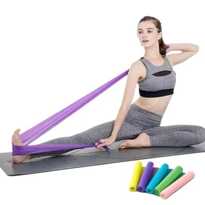 Picture of Premium Yoga Elastic Resistance Band | Versatile Fitness Band for Strength & Flexibility