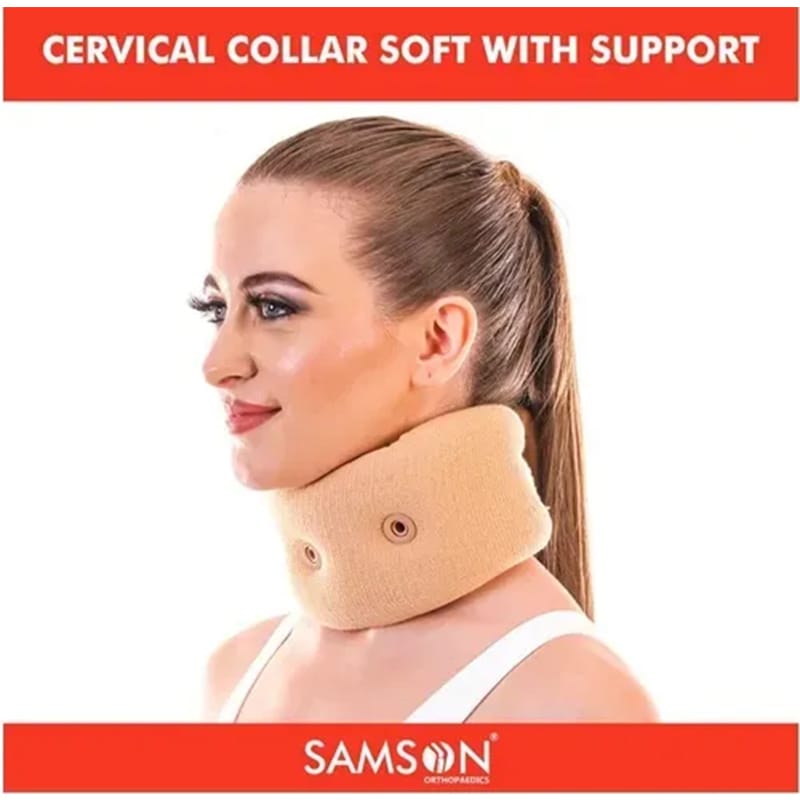 Picture of Samson Cervical Collar Soft with Support -CA-0102 1pcs-Gray