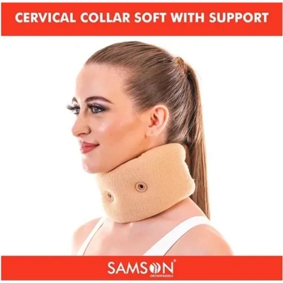 Picture of Samson Cervical Collar Soft with Support -CA-0102 1pcs-Gray