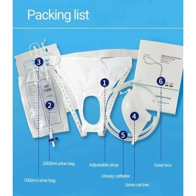 Picture of Silicone Urine Collector Bag System – Portable & Reusable