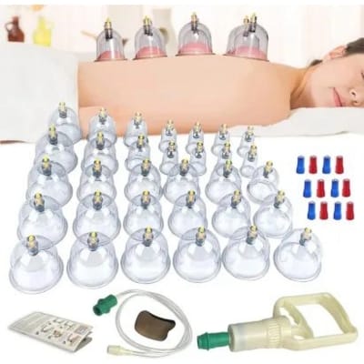 Picture of Hijama Set/ Hijama Pin /Hijama Needles / Cupping Set/ Massager Cupping/ Dry Cupping Set 32Pcs /Hijama Set /Hijama Cup