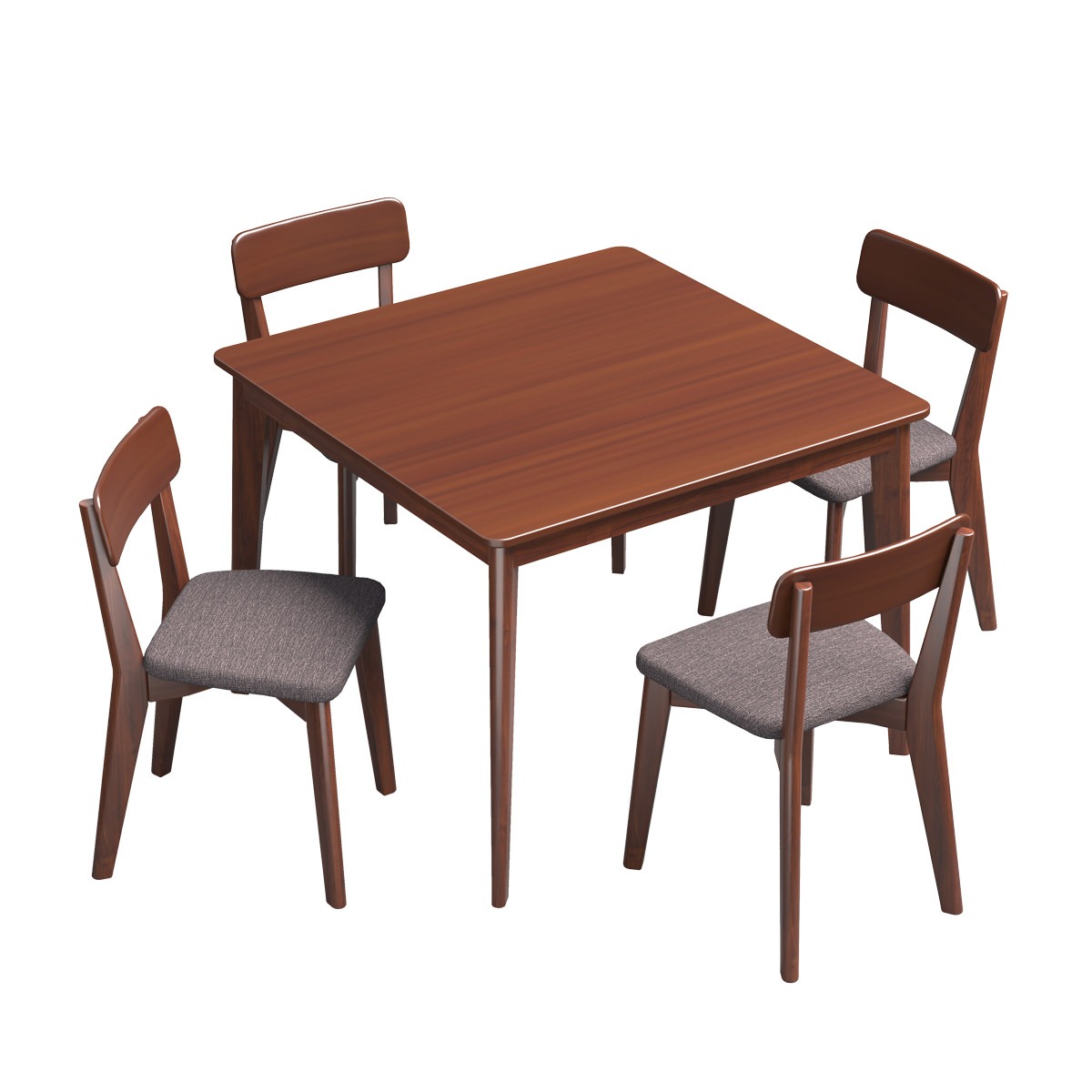 Picture of REGAL Elora Wooden Dining Table-TDH-360-3-1-20 (4 Seater)
