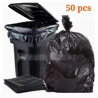Picture of Trash Bags (10 Pcs) 18x24 inch High Quality / Garbage Bag / Waste Bag Black