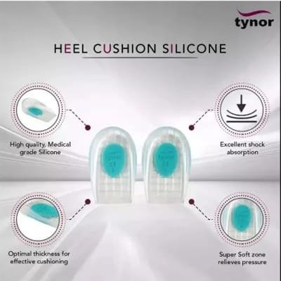 Picture of Tynor Heel Cushion Silicone Premium Foot Comfort & Pain Relief