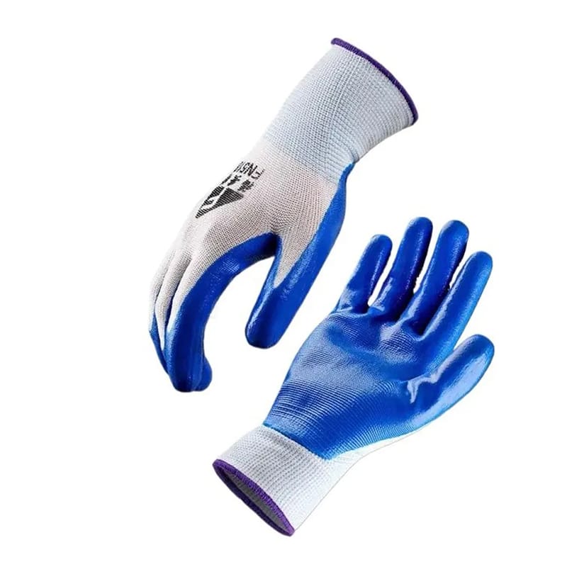 Picture of Nylon Rubber Coated Safety Hand Gloves – Multi-Purpose Protection (1 Pair)