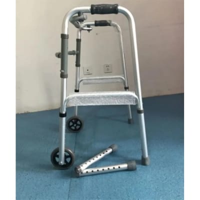 Picture of Patient Walker Price in Bangladesh | Folding Walker with Front Wheels