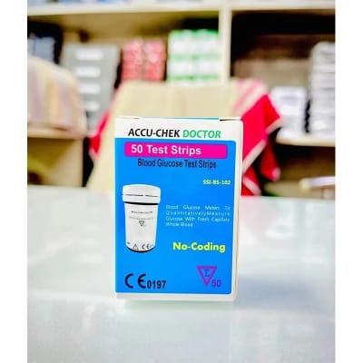 Picture of Accu-Chek Doctor Blood Glucose Test Strips – 50 Pcs Value Pack