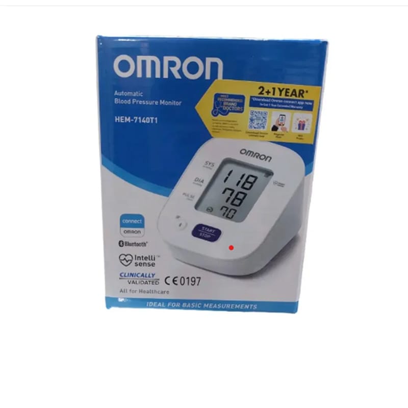 Picture of Omron HEM-7140T1 Digital Blood Pressure Monitor – Smart & Accurate BP Tracking