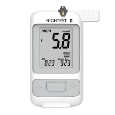 Picture of Bionime Glucometer GM 700SB Bluetooth Meter with 10 Test Strips, Blood Glucose Test Meter