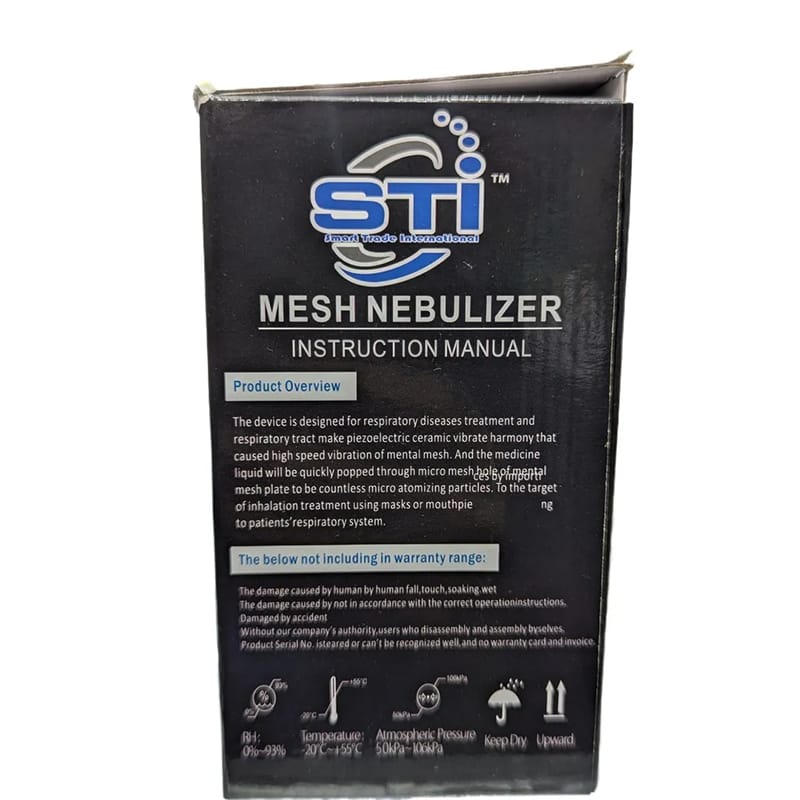 Picture of Instruction Manual: STI Advance Mesh Nebulizer (Portable & non Rechargeable)