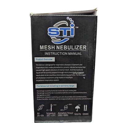 Picture of Instruction Manual: STI Advance Mesh Nebulizer (Portable & non Rechargeable)